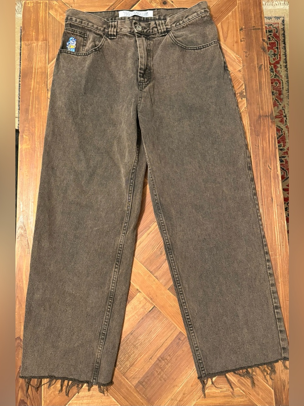 Polar Skate Co 93! Denim Brown Wash Straight-Leg Jeans 32/32